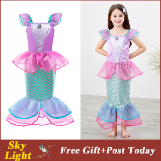 Đầm hóa trang nàng tiên cá dành cho bé gái