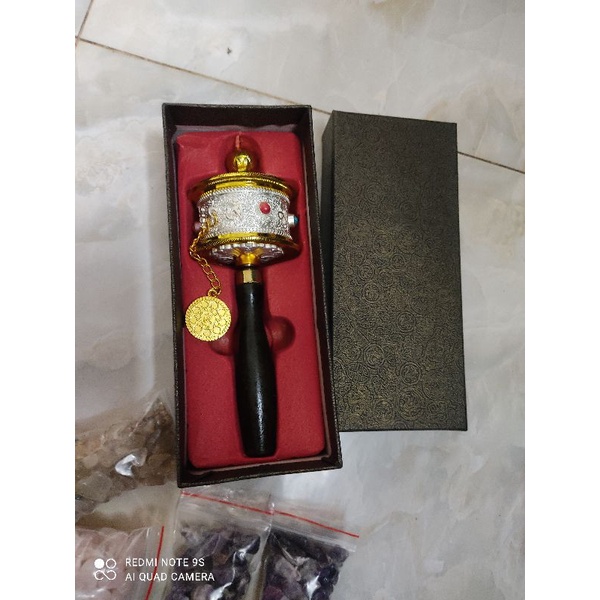 Kinh luân xoay tay  tây tạng KT 20cm  hàng mới về