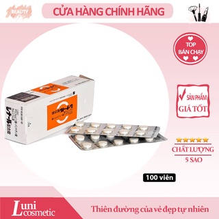 Viên uống vitamin C Cinal giúp trắng da mờ thâm nám 100 viên