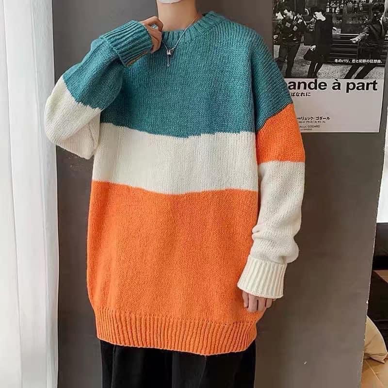 Áo Sweater Cổ Tròn Nam( sẵn hàng)