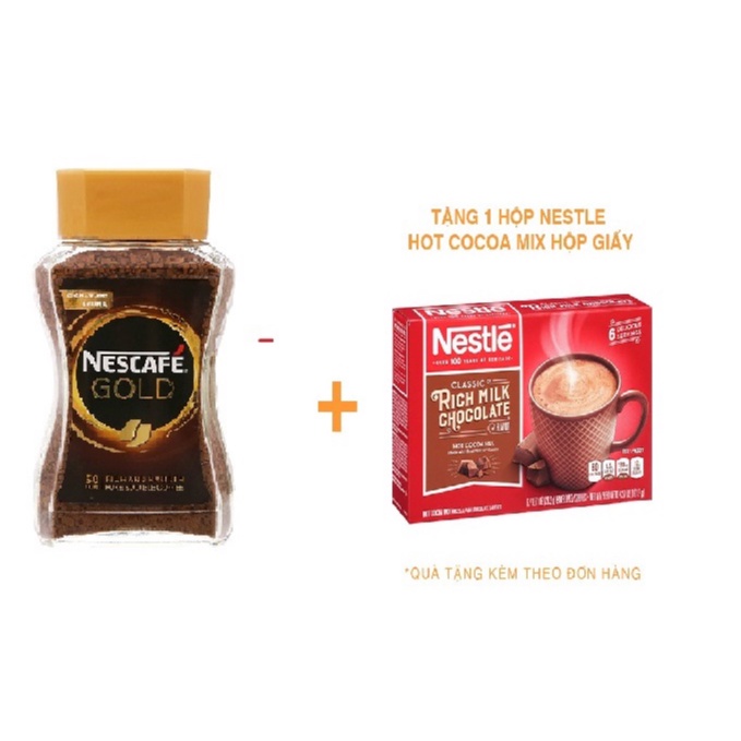 NesCafe Gold Hàn Quốc[Tặng1 hộp cacao 121.2g]