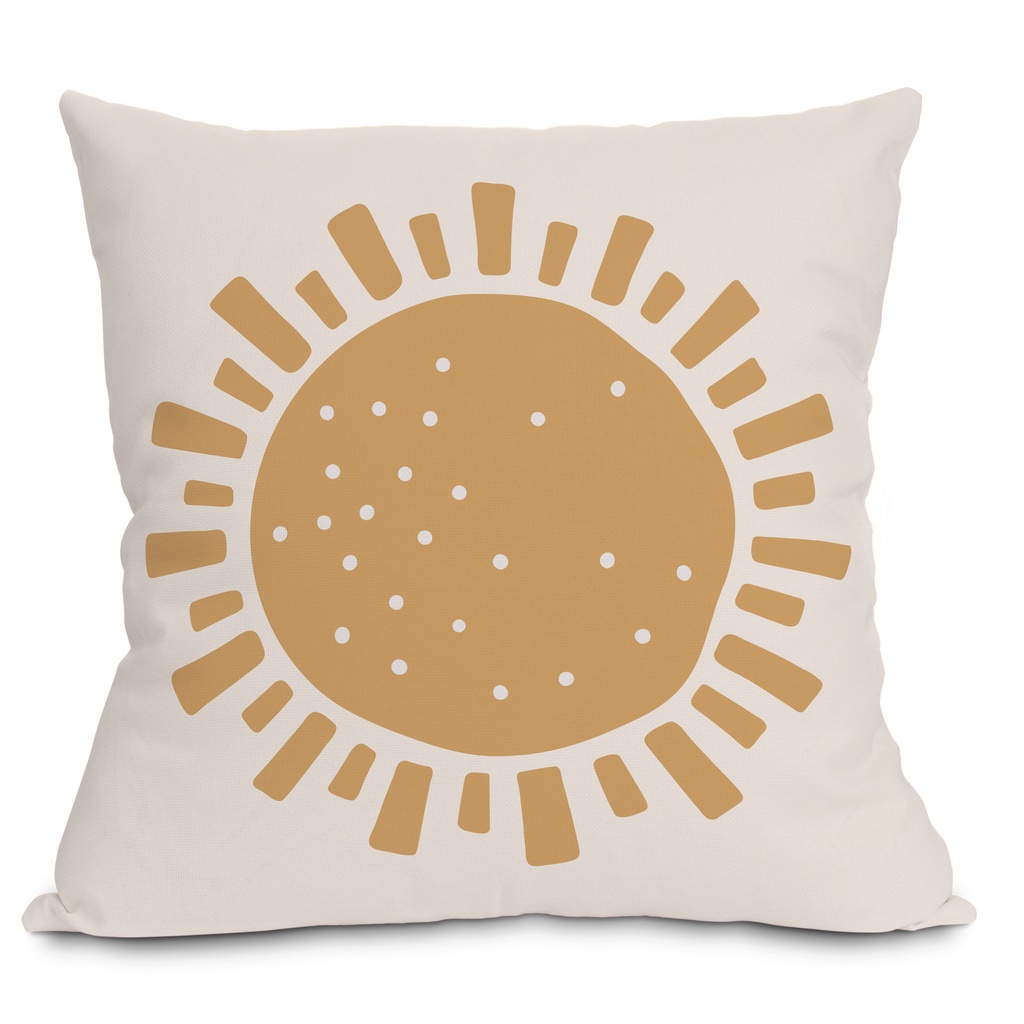 Vỏ gối tựa lưng vuông trang trí ghế sofa in hình mặt trăng mặt trời 40x40 45x45 50x50 60x60 70x70 | BigBuy360 - bigbuy360.vn