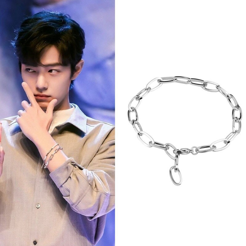 Korean fashion simple design unisex metal bracelet | BigBuy360 - bigbuy360.vn