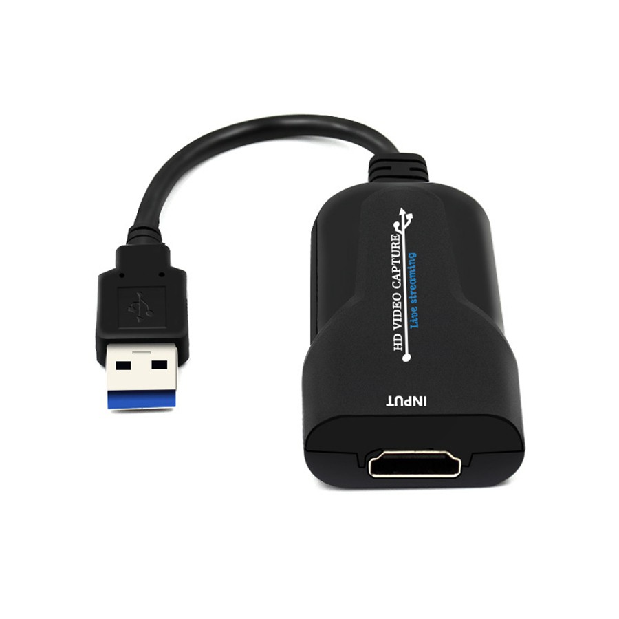 Mini HDMI Video Game Capture Card HDMI to USB 3.0 1080P Video Grabber Record Box for Recording Game HD Live Streaming