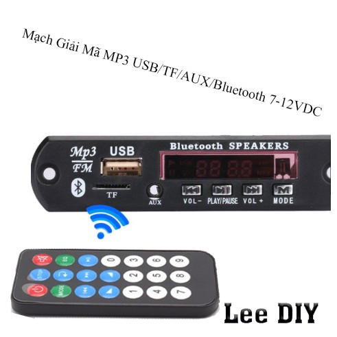 Mạch Giải Mã Âm Thanh Mp3-Bluetooth- 4.0( Xịn xò )