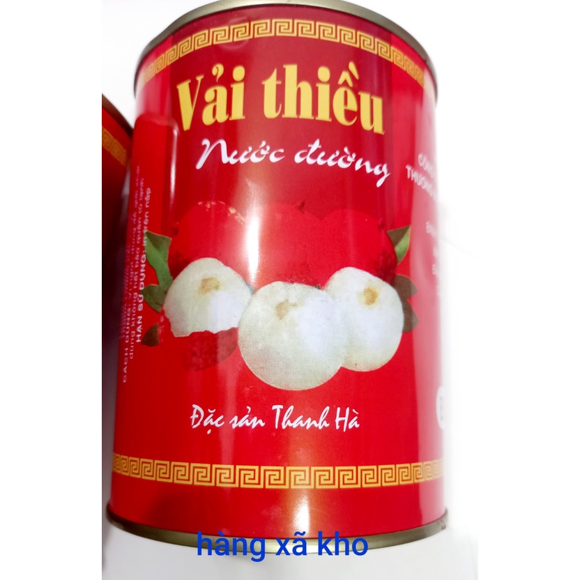 Giá sốc vải thiều ngâm nước đường – 565GR 1 lon.date:6.2024 _loại 2