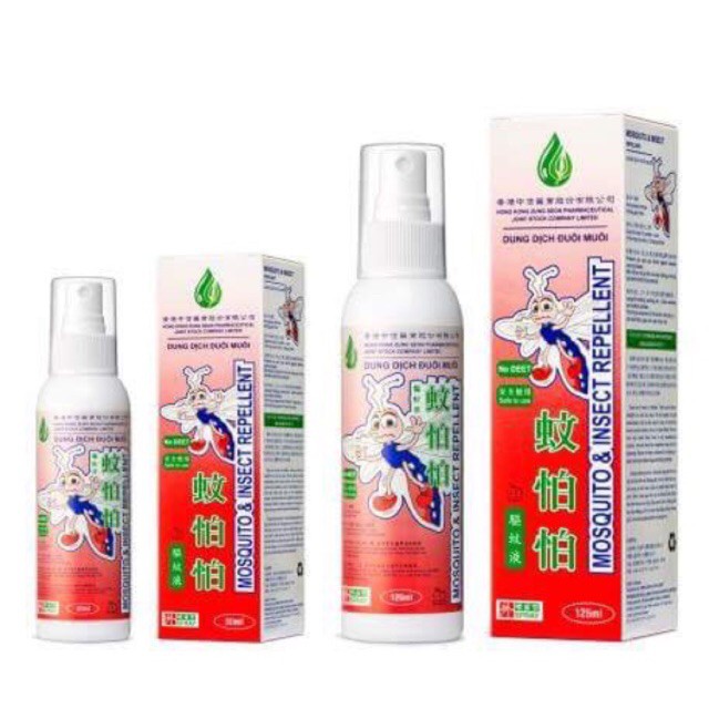 Dung Dịch Đuổi Muỗi Di Hào (30ml, 125ml)