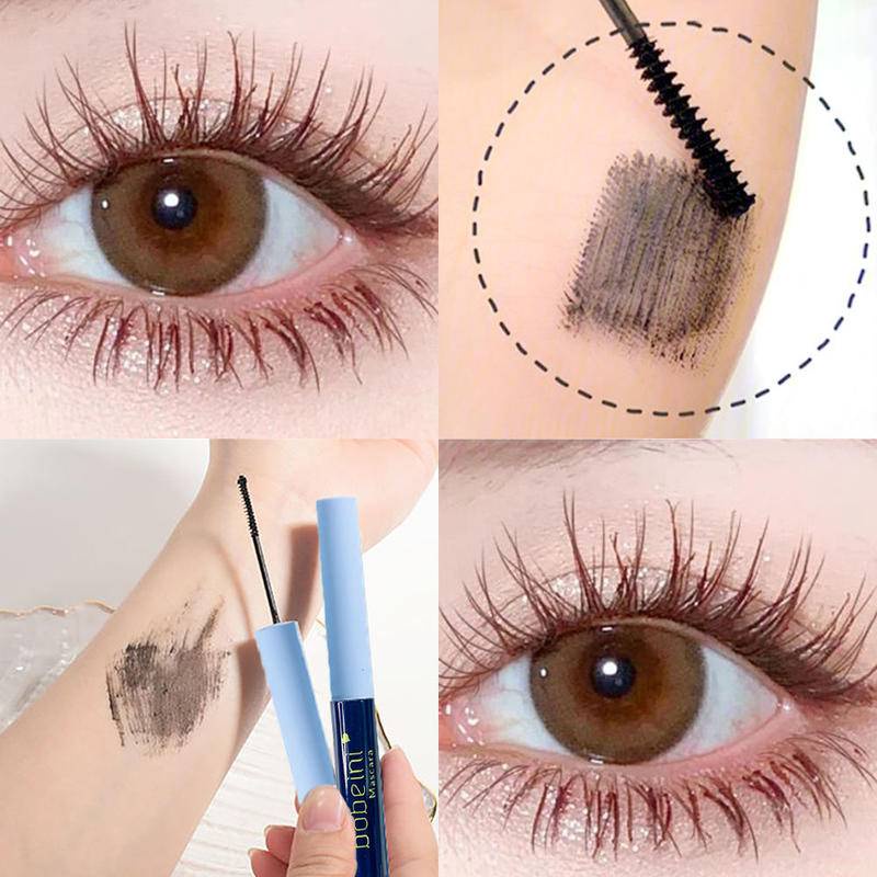 Mascara Chuốt Mi Đầu Cọ Mảnh Chống Nước Lâu Trôi Tự Nhiên