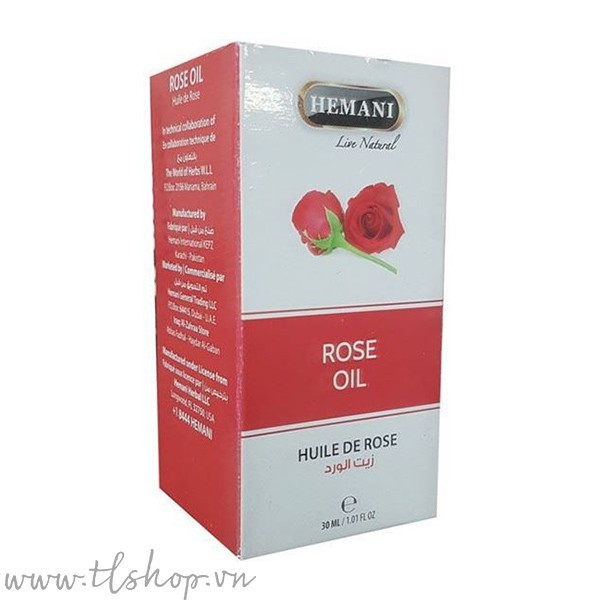 TINH DẦU HOA HỒNG HEMANI - ROSE OIL - TINH DẦU CHÍNH HÃNG 30ML | BigBuy360 - bigbuy360.vn