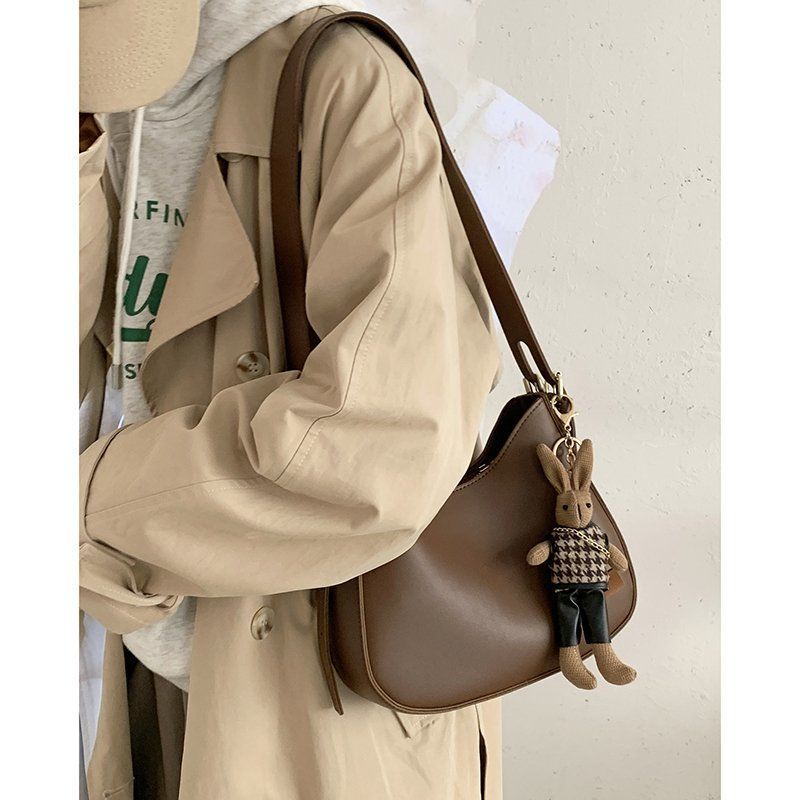 Túi đeo chéo/ đeo một bên vai đa năng thời trang retro kiểu Pháp cho nữ