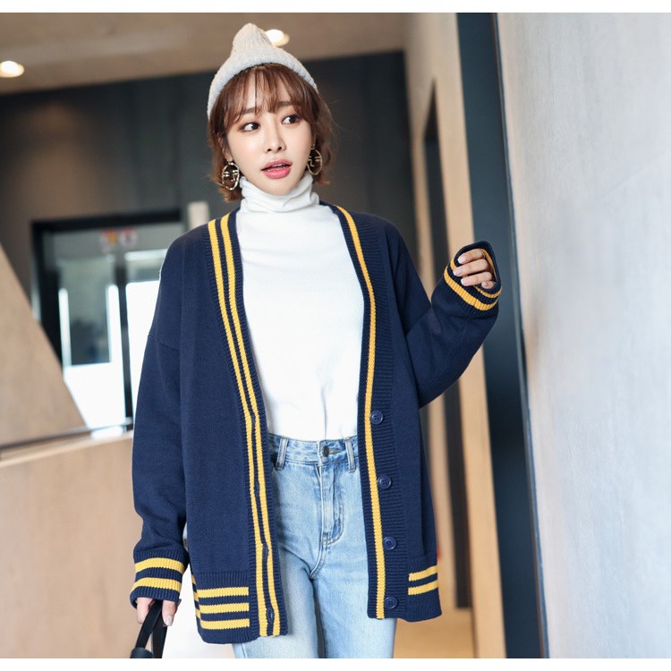 Áo khoác len mỏng Cardigan Korea - 1479 | BigBuy360 - bigbuy360.vn