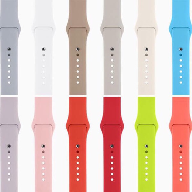 Dây Sport Band Cao Su cho Apple Watch Đủ Size