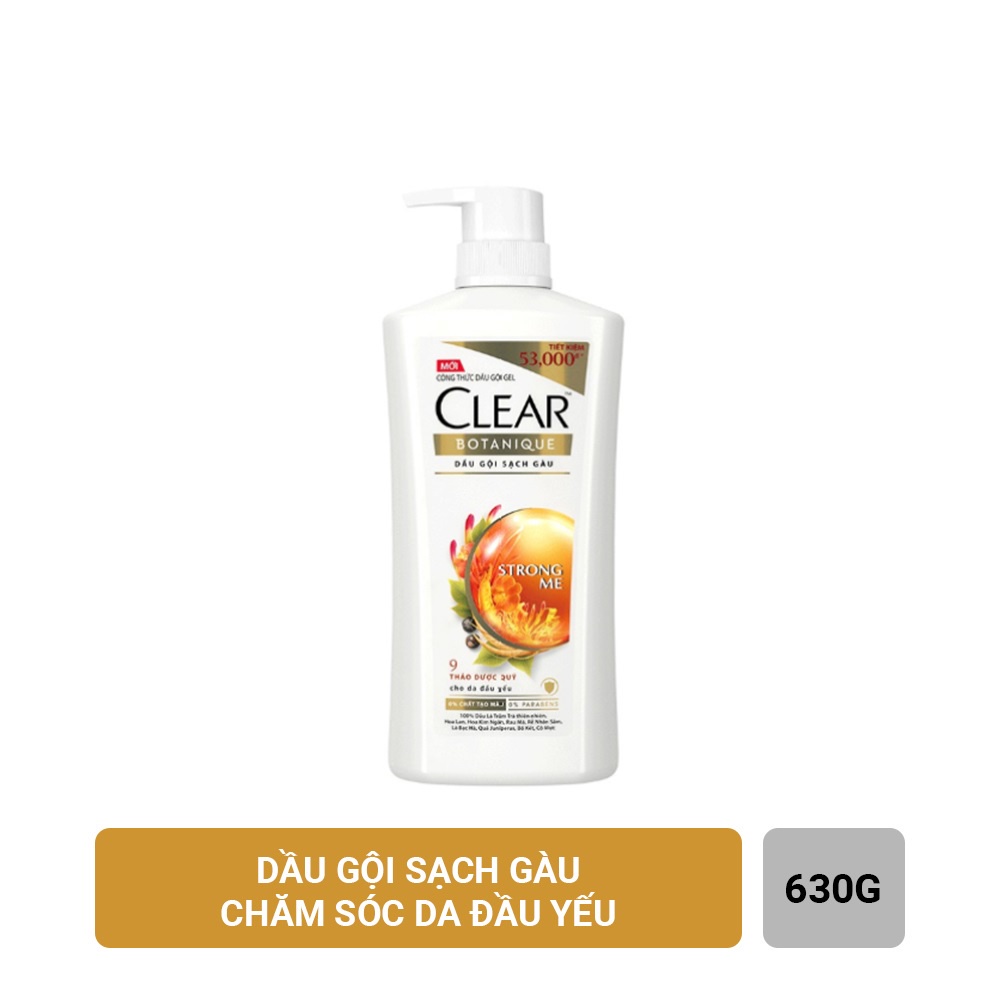 Dầu Gội Clear Thảo Dược (630g)