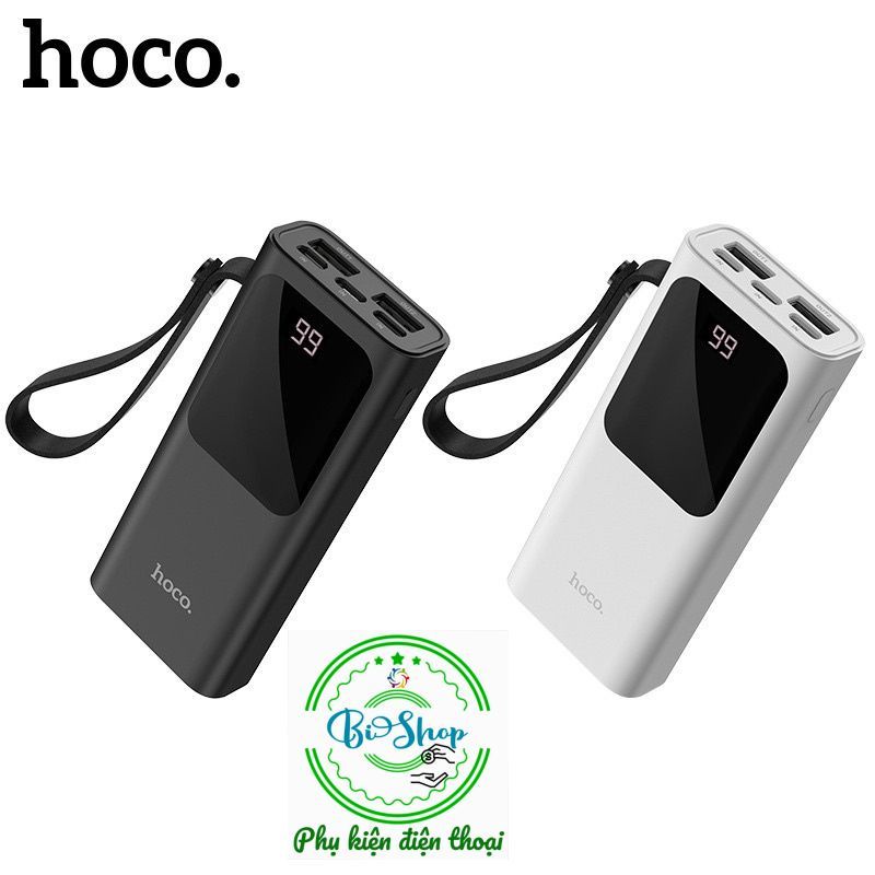 Pin Sạc Dự Phòng Cao Cấp HOCO - J41 Chính Hãng 10000mah 2 Cổng Ra USB DC5V/2A