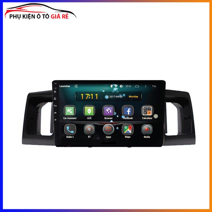 Mặt dưỡng kèm dây nguồn zin lắp màn hình Android cho xe TOYOTA ALTIS