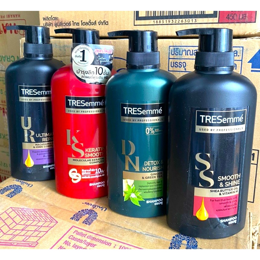 Dầu Gội, Dầu Xả Phục Hồi Tóc Hư Tổn Và Dưỡng Tóc Mềm Mượt Tresemme Thái