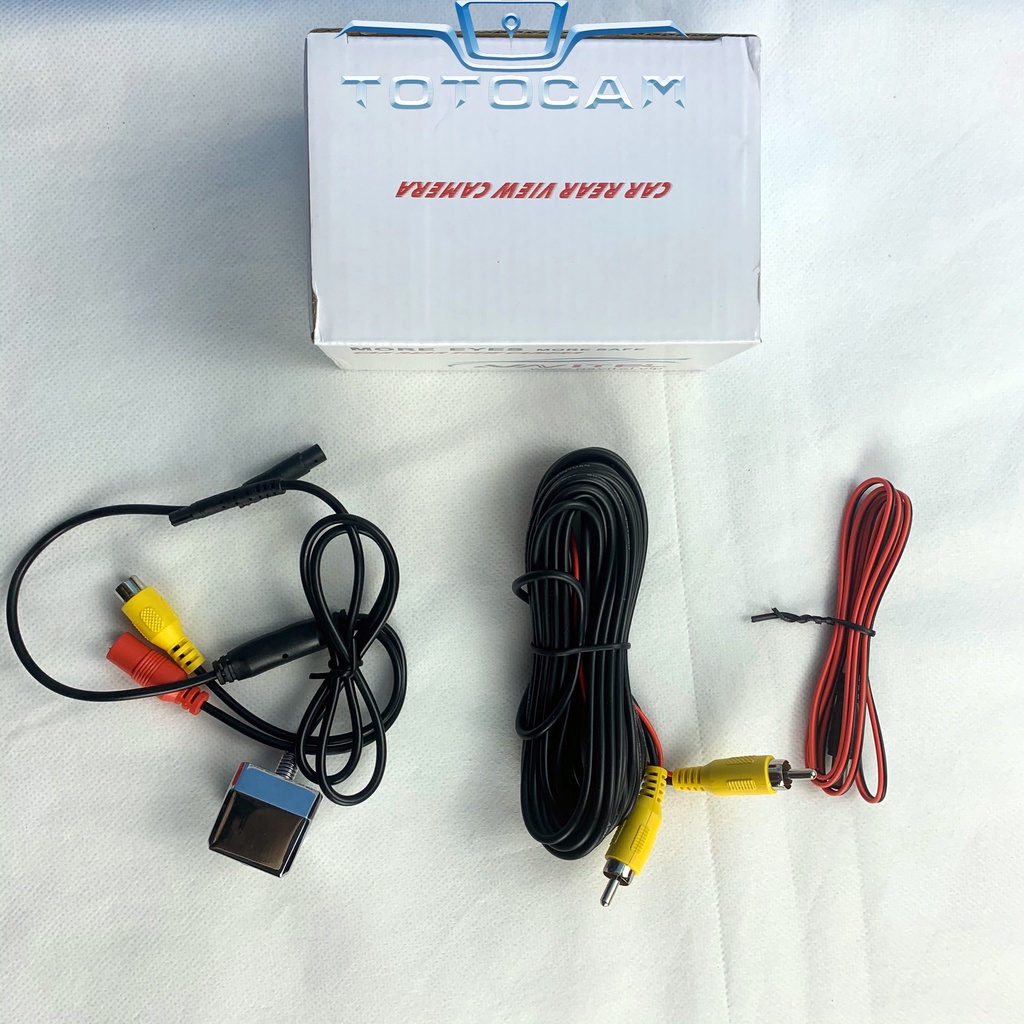 Camera Lùi CCD HD Mạ Bạc 4 LED Chống Nước Có Thang Chia | Totocam | BigBuy360 - bigbuy360.vn