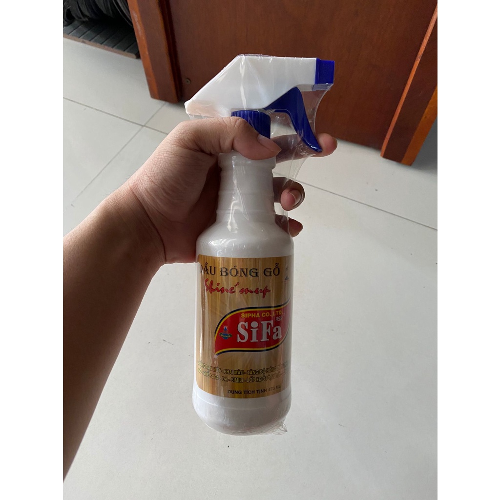 Dầu bóng gỗ Sifa 473ml cao cấp chính hãng dạng chai xịt cầm tay