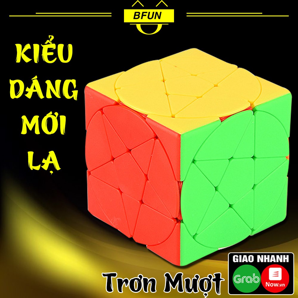 Rubik Biến Thể NGÔI SAO (KHÔNG VIỀN) - Khối Rubik 6 Mặt Xoay Mượt, Đồ Chơi Trẻ Em BFUN(Shop có Rubik 3x3, rubik 2x2)