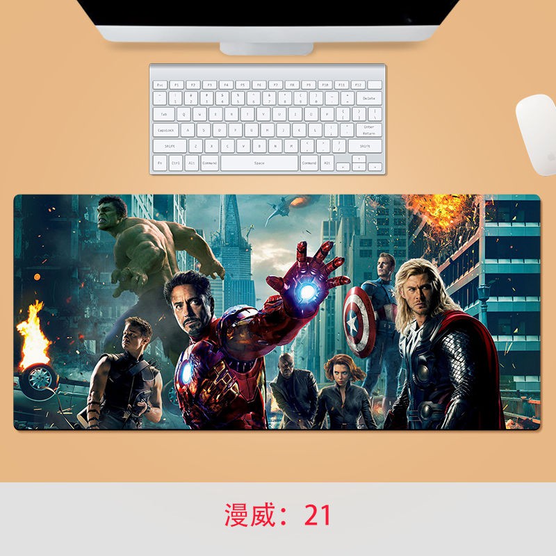 Thảm Lót Bàn Phím In Hình Nhân Vật Anime Marvel Độc Đáo Sáng Tạo