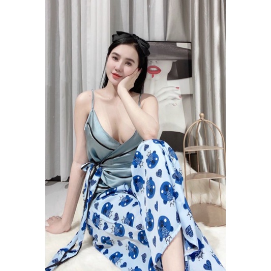 SIÊU PHẨM Thời Trang PYJAMA Cực Sang Lụa ManGo Cao Cấp