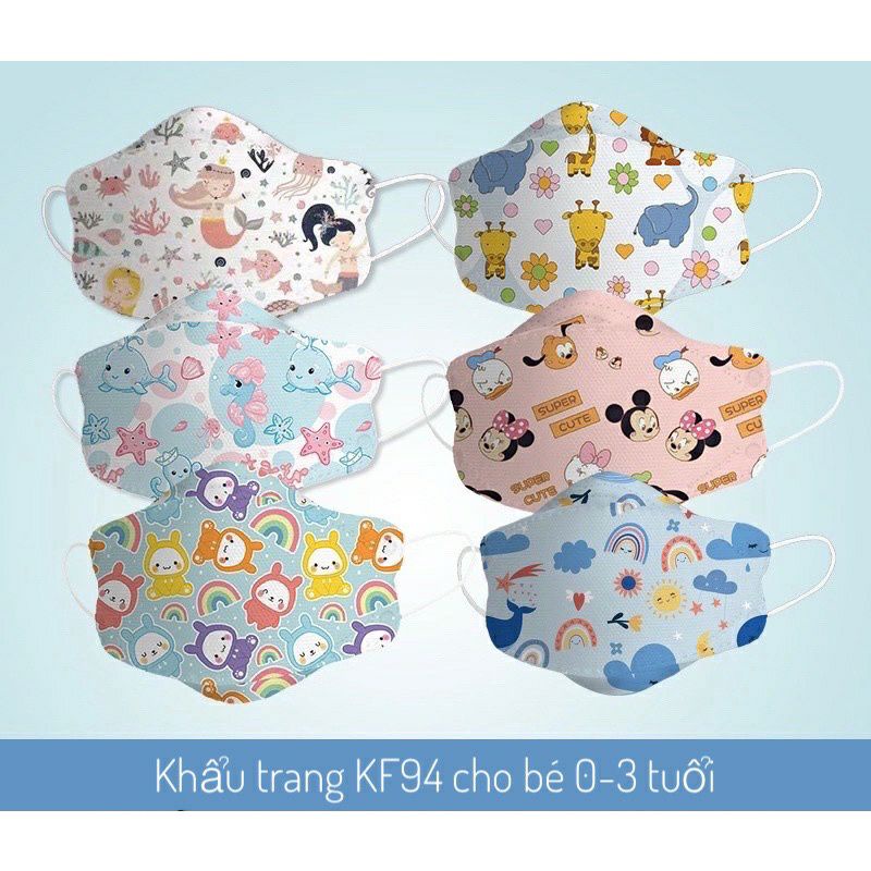 Túi 10c khẩu trang size sơ sinh Hàn Quốc kháng khuẩn