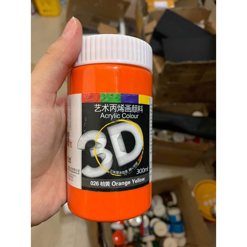 MÀU ACRYLIC 3D 300ML ( Bảng màu 3)