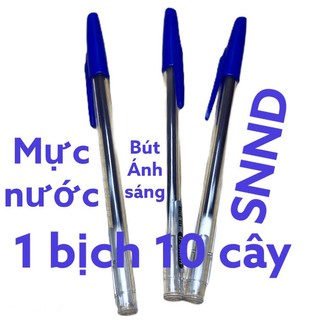 bút mực nước ánh sáng 1 bịch 10 cây viết đầu 0.5mm