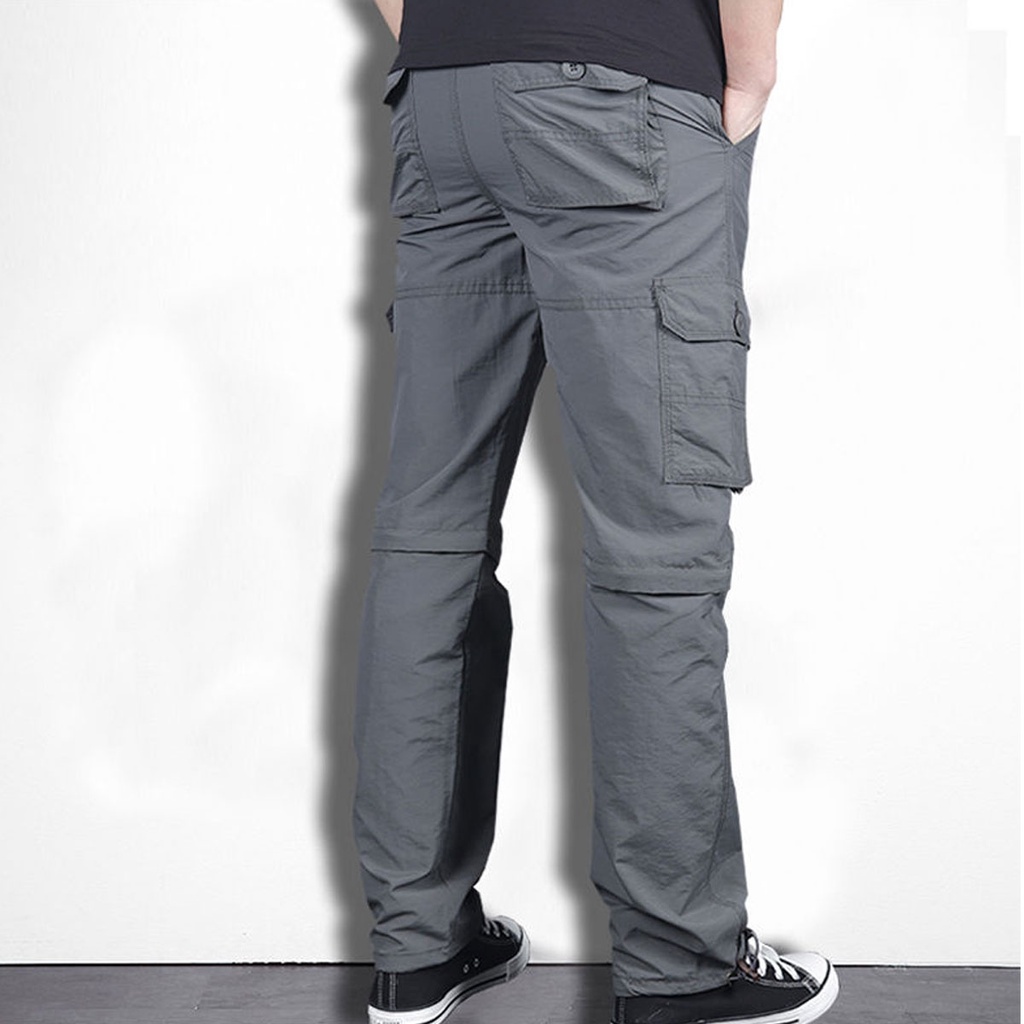 Quần Thể Thao Tháo Ống Jogger Nam US ARMY Vải Gió, Dáng Thể Thao, Bo Ống Trẻ Trung, Lưng Chun Thoải Mái
