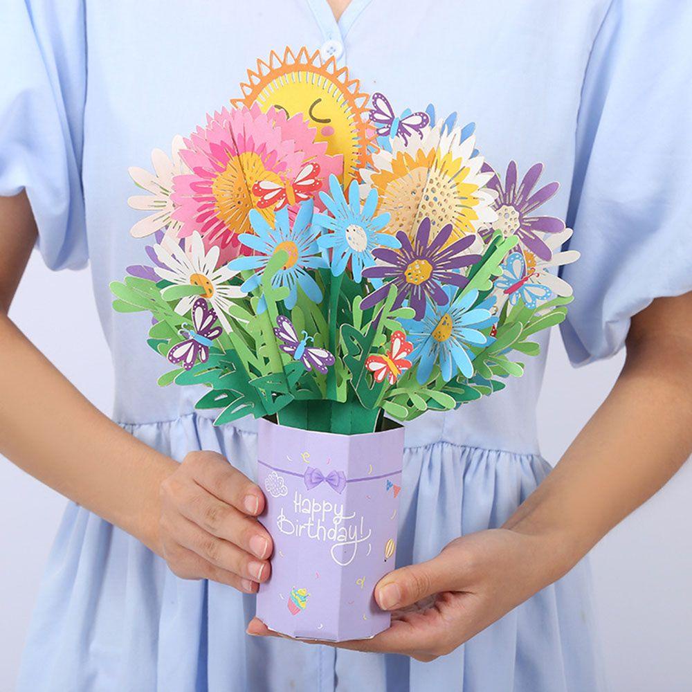 Bó Hoa Hồng / Lily / Hướng Dương / Hoa Tulip 3D Cho Ngày Lễ Tình Nhân