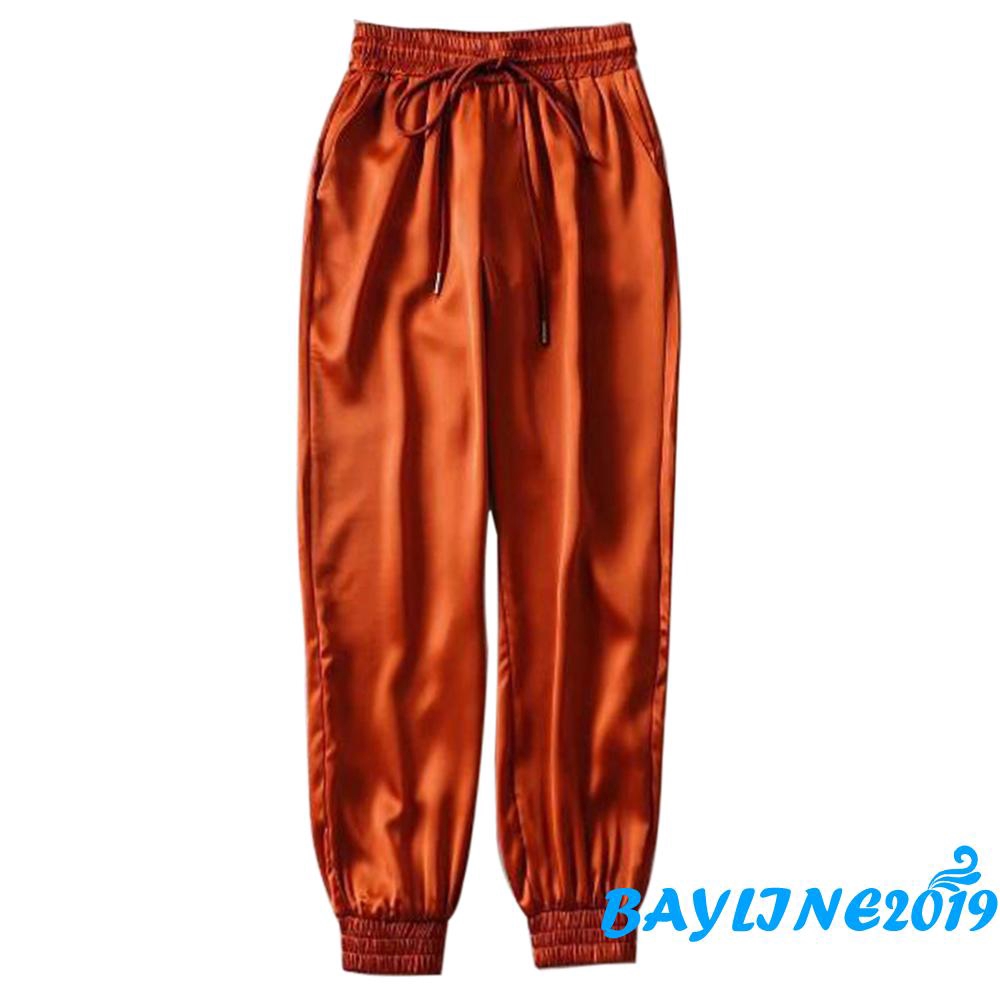 Quần Thể Thao Lưng Cao Màu Trơn Thời Trang Năng Động Cho Nữ