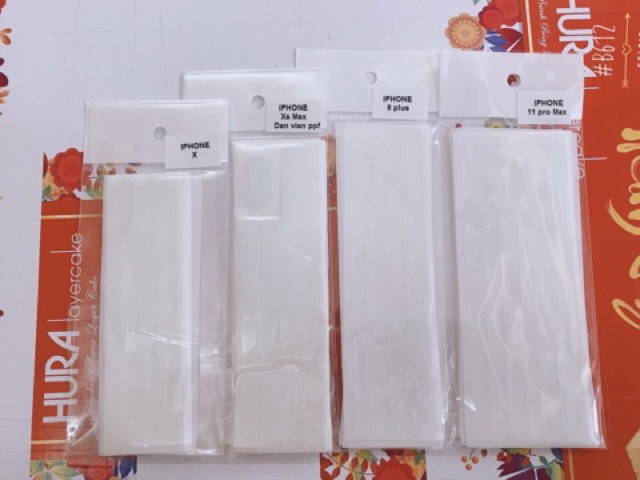 Combo 2 Dán PPF chống trầy  viền và camera cho iphone