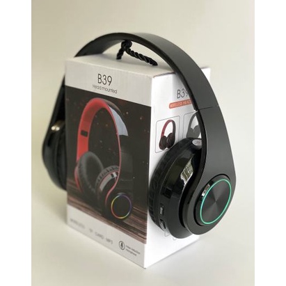 Tai nghe chụp tai B39 bluetooth 5.0 không dây có âm bass và hỗ trợ khe cắm thẻ nhớ, Bảo Hành 12 Tháng