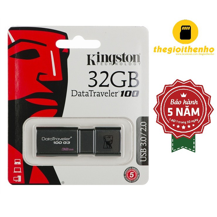 USB 32GB 3.0 Kingston Data Traveler 100G3