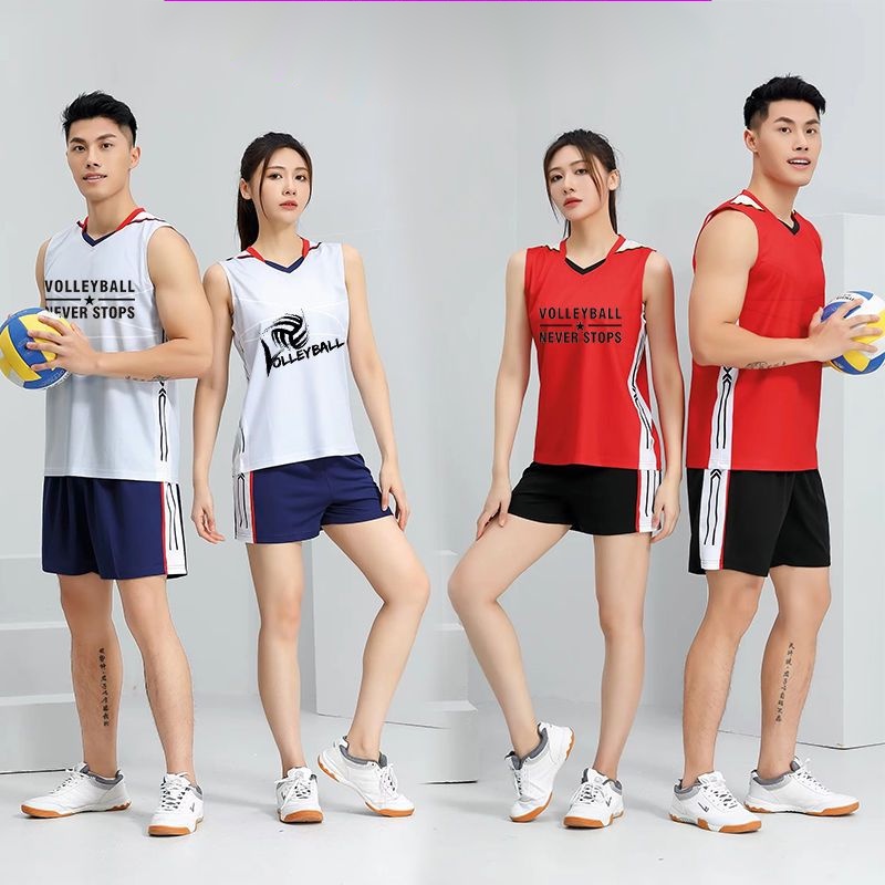 Đồng Phục Bóng Chuyền Không Tay Tùy Chỉnh In Đội Tuyển Đá Banh Nhanh Khô Cho Nam Và Nữ Brea