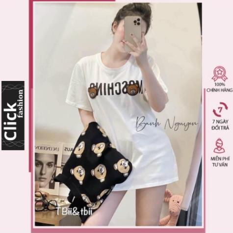 Áo phông nữ, áo phông rộng moschino - Hàng cao cấp, chất đẹp 069