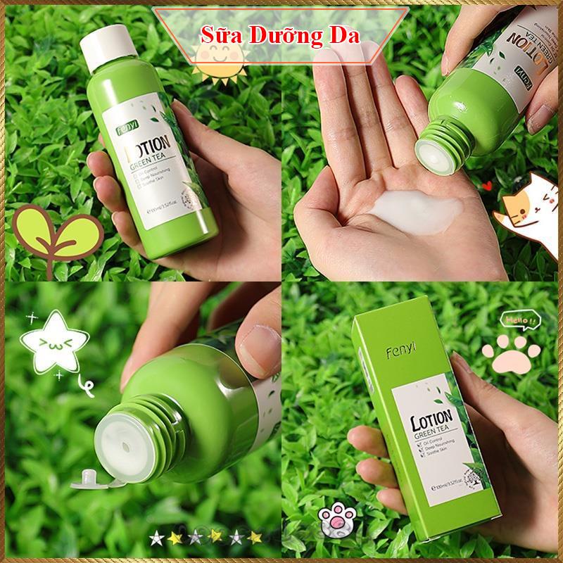 Sữa dưỡng chiết xuất Trà Xanh Fenyi Green Tea Lotion giảm mụn dưỡng ẩm da FTL6