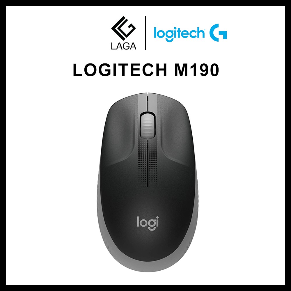 Chuột Không Dây Logitech M190 - Pin Sử Dụng Đến 18 Tháng