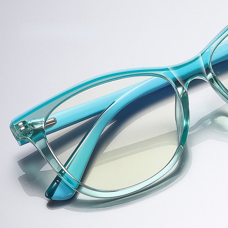 Mắt Kính TR90 Gọng Vuông Kim Loại Chống Ánh Sáng Xanh Dành Cho Trẻ Em