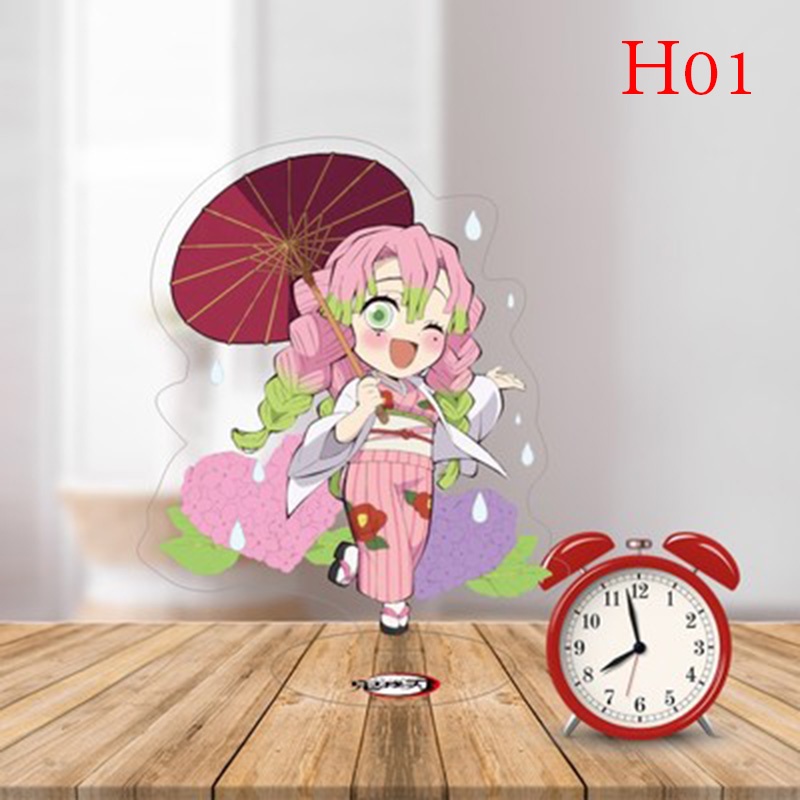 Mô hình nhân vật phim hoạt hình Demon Slayer Tanjirou Nezuko Zenitsu bằng acrylic