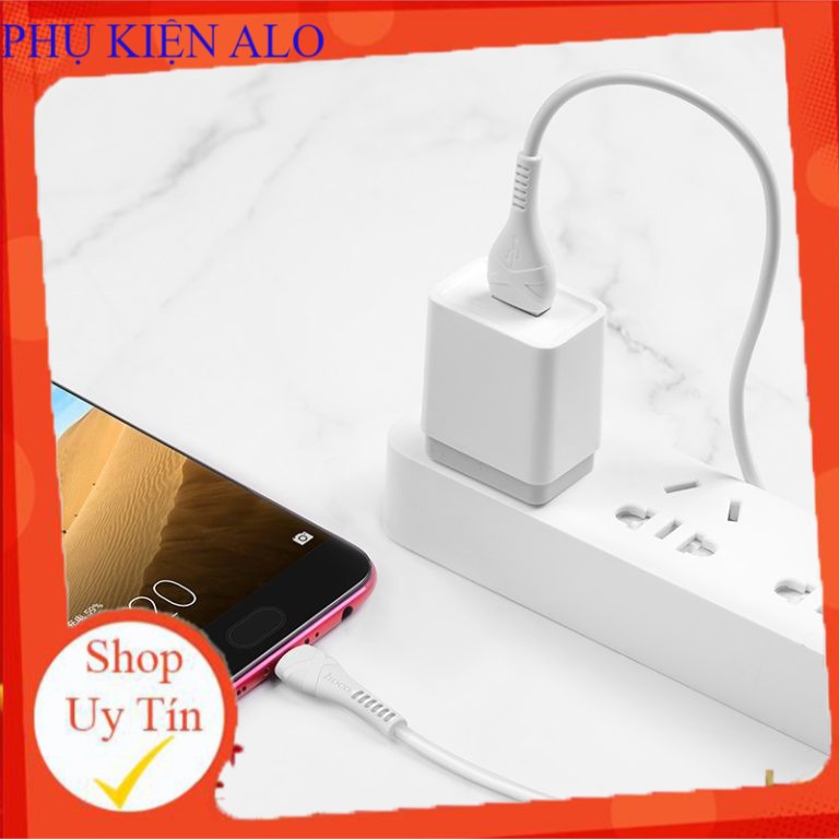 Cáp sạc Hoco X37 Micro sạc nhanh 2.4A chất liệu PVC an toàn cho Samsung note 10 Huawei 10 Oppo Reno3