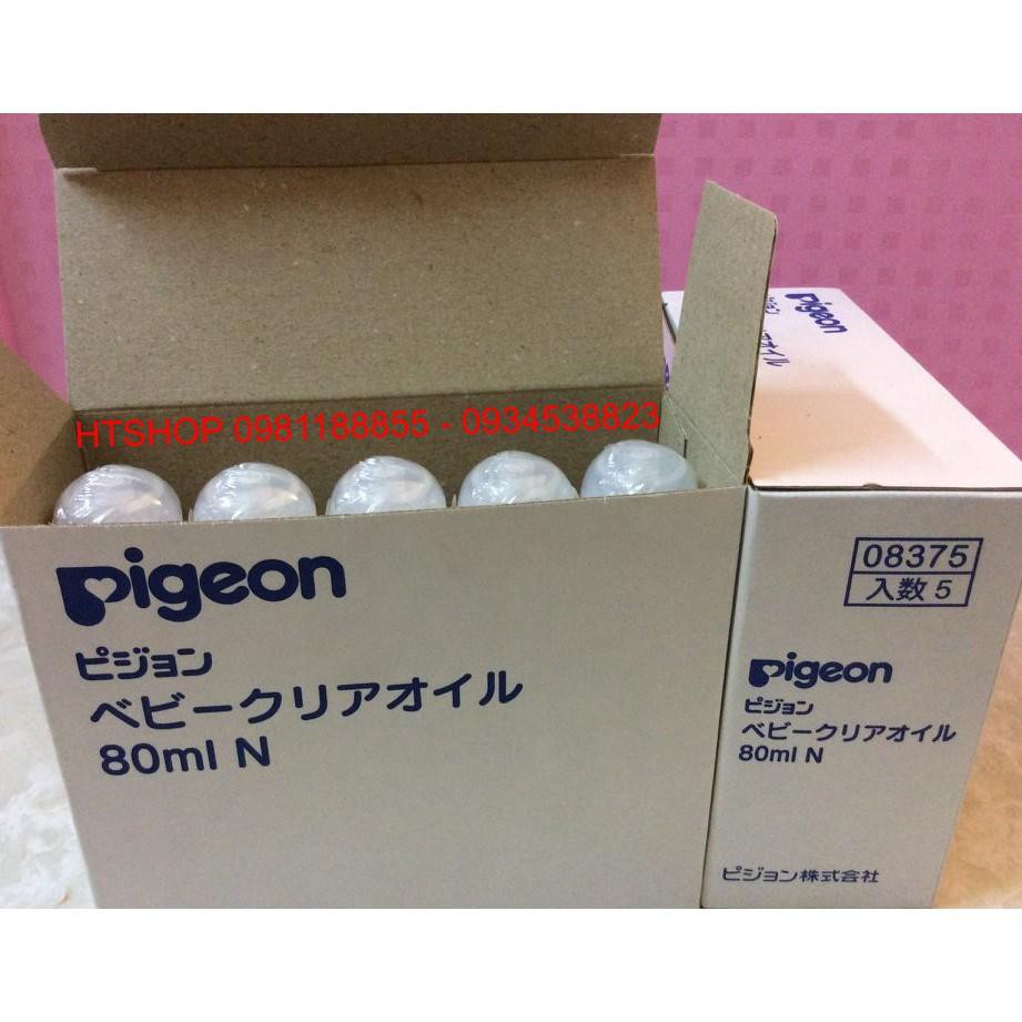 Tinh dầu massage Pigeon Baby Clear Oil - Nhật Bản
