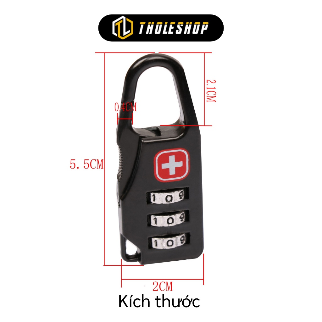 Khóa Vali - Khóa Số Du Lịch Mini, Tủ Két, Balo Mã Số Tiện Dụng  3646