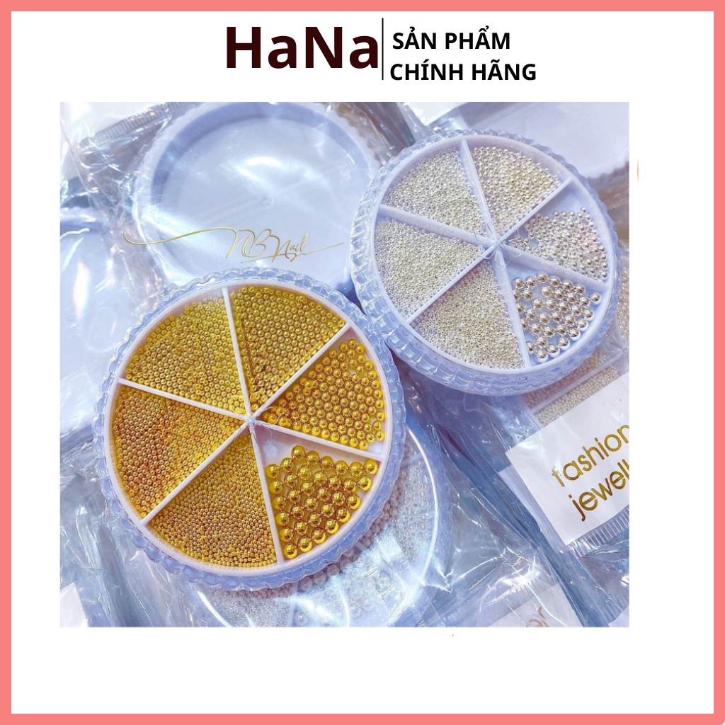 Bi nail trang trí móng vàng bạc