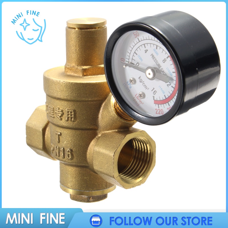 Van Điều Chỉnh Áp Suất Nước Bằng Đồng Thau Kích Thước 1 / 2 "