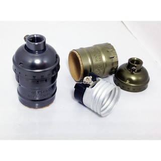 Đuôi đèn trang trí kim loại E27