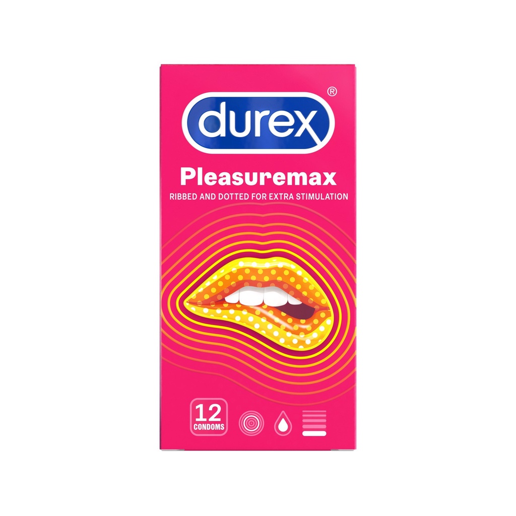 Bao cao su Durex Pleasuremax hộp 3 bao và hộp 12 bao