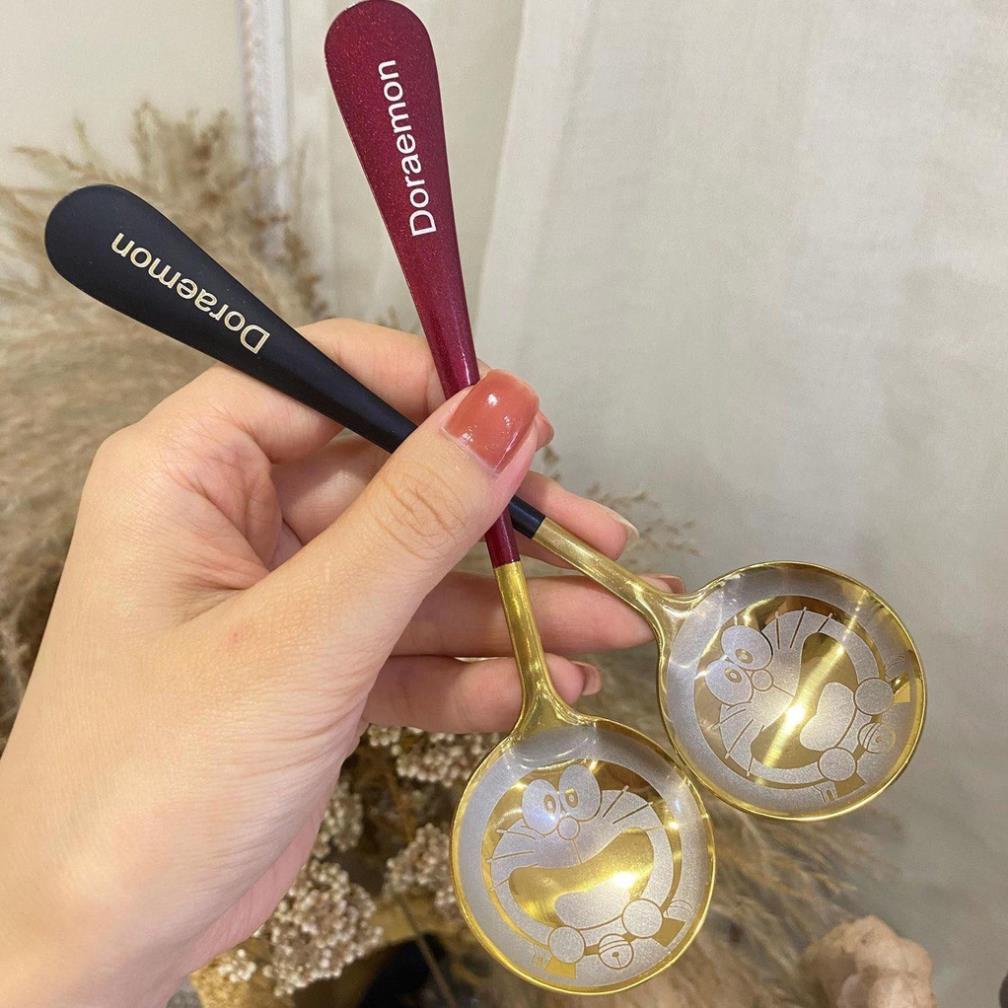 Muỗng Ăn Hình Doremon Bằng Thép Không Gỉ, Thìa ăn dặm