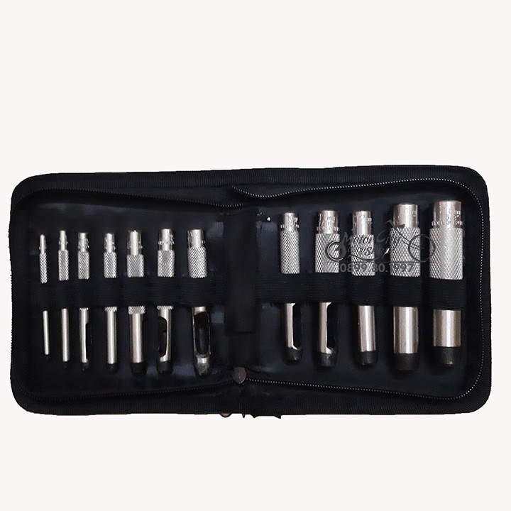 Bộ đục lỗ 12 chi tiết 3-16mm cao cấp