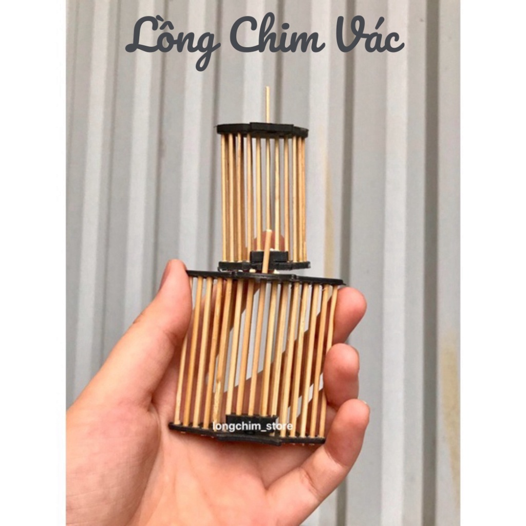 RỌ ĐỰNG DẾ TRE ĐEN KHUYÊN & MÀO - Lồng Chim Vác